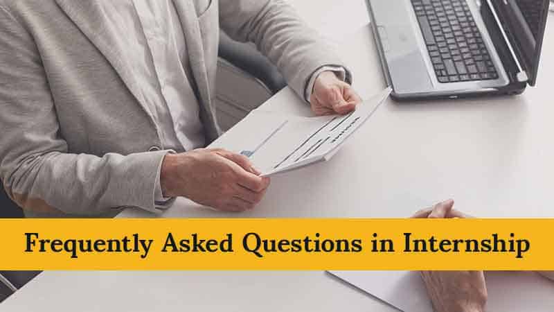 Frequently Asked Questions in internship internguru